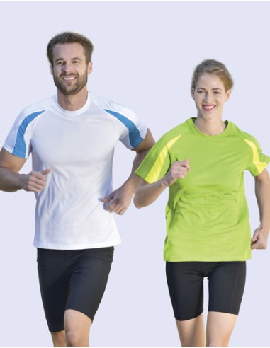 STR-SW309-Unisex Contrast Sports T-Shirt